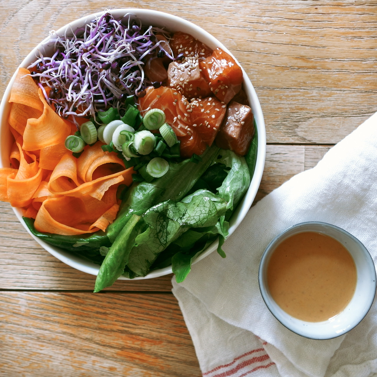 Photo de l‘article Poke bowl au saumon