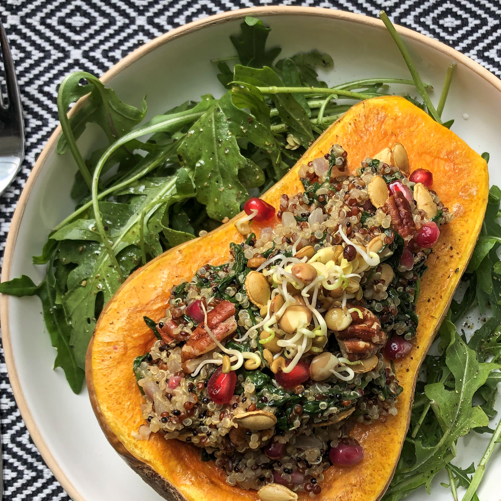 Photo de l‘article Courge butternut farcie