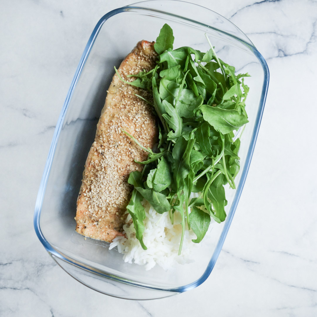 Photo de l‘article Saumon en croûte de gomasio